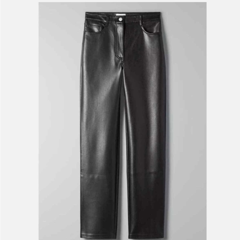 Aritzia Wilfred leather pants